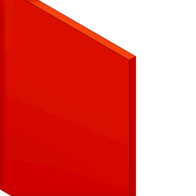 MODULAR SOLUTIONS PVC PANEL<br>1/4" X 48" X 96", RED